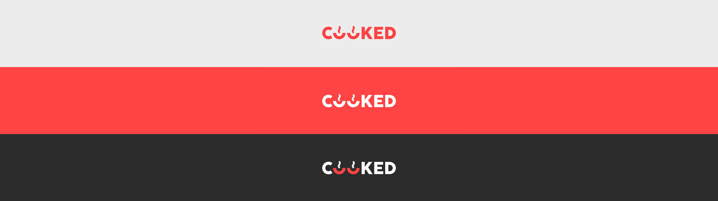 Cooked — logo & palette