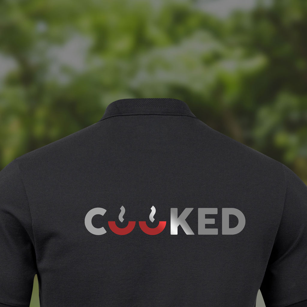 Cooked — t-shirt design