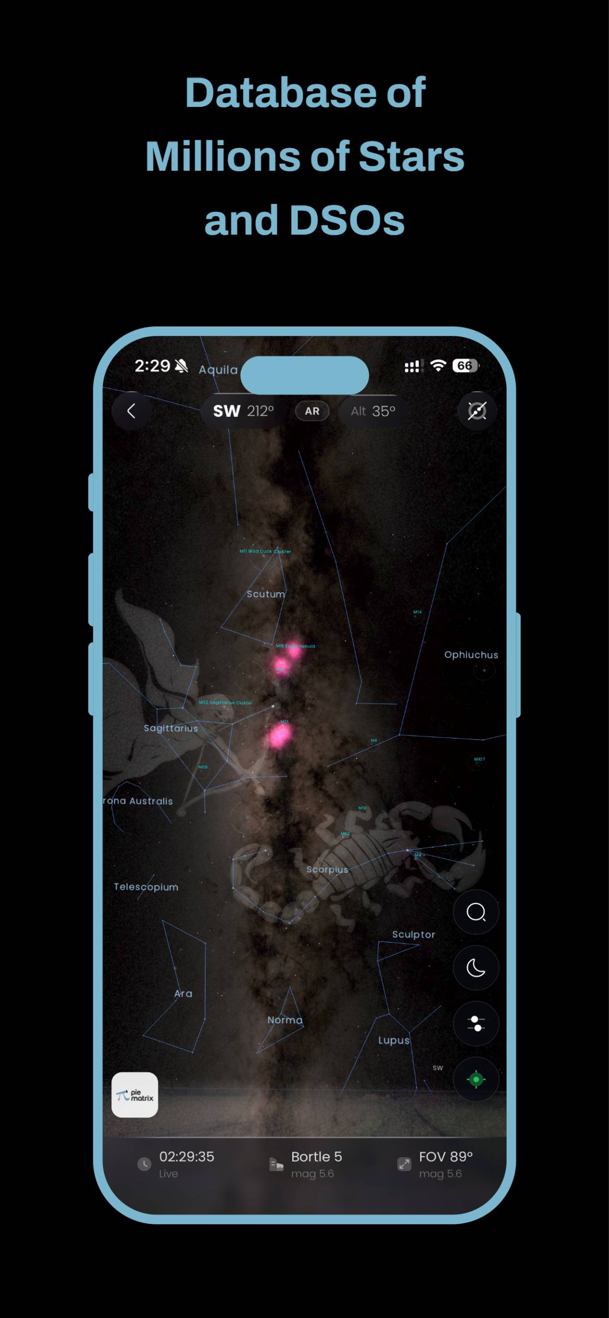 Pie Matrix / SkyWatch product screen 3