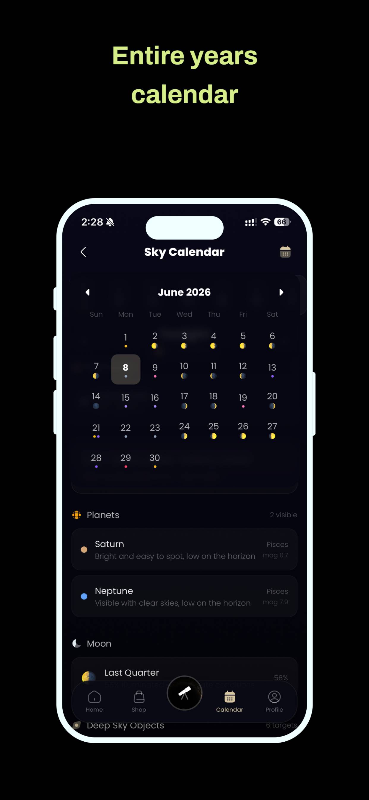 Pie Matrix / SkyWatch product screen 8