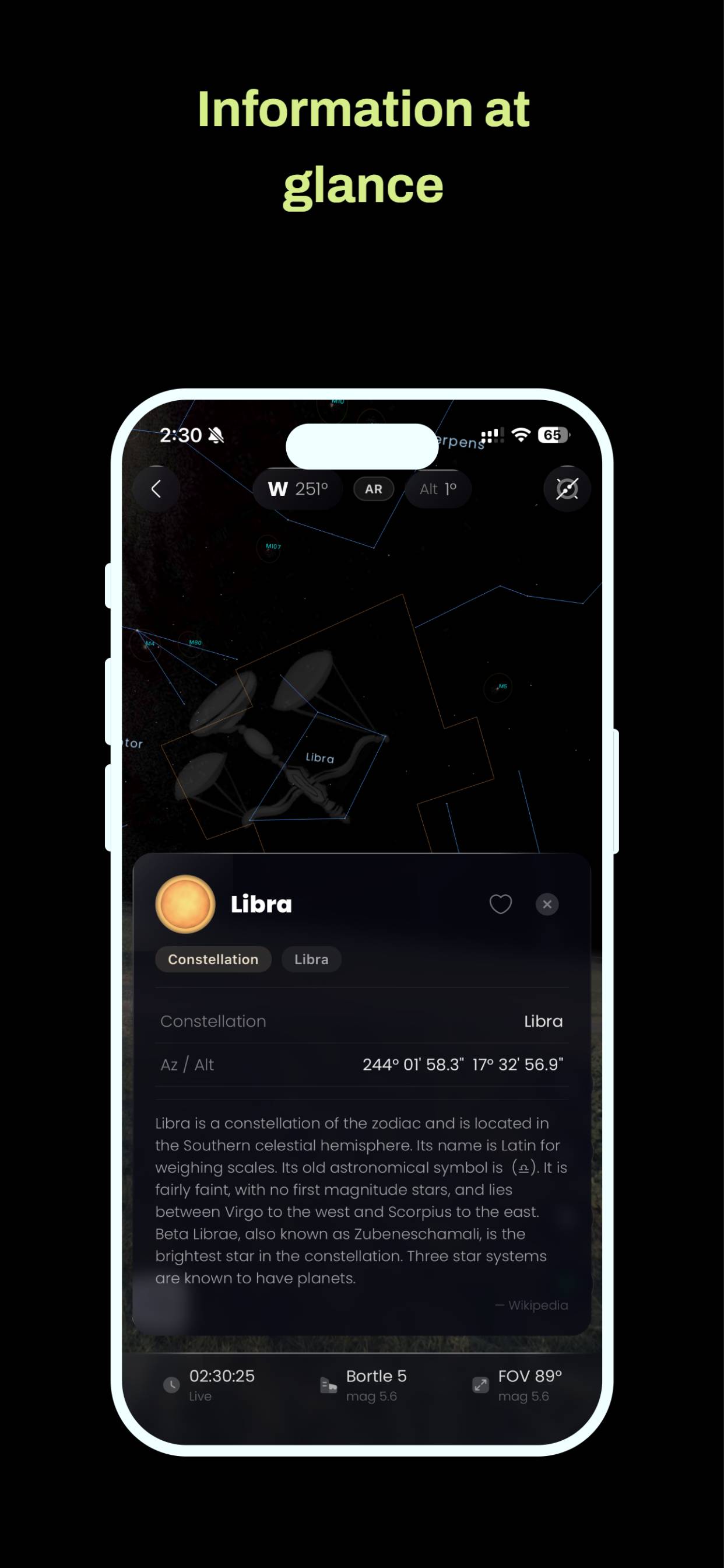 Pie Matrix / SkyWatch product screen 9